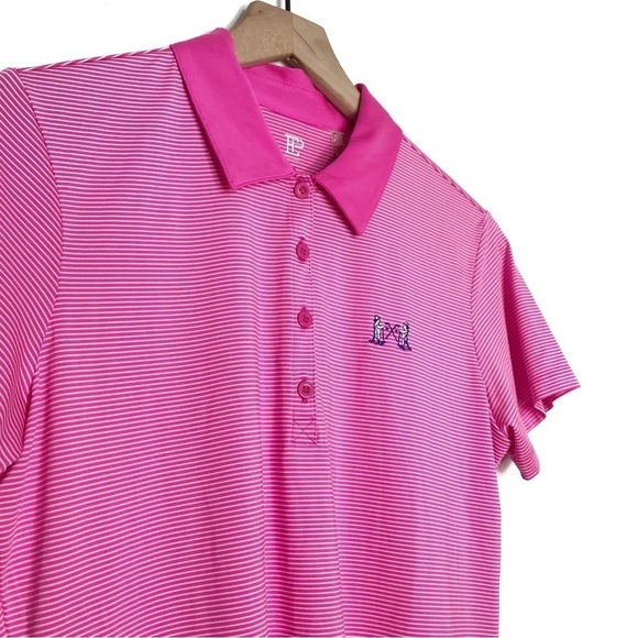 EP NY Golf Fine Stripe Polo Short Sleeve Top NWT M - Picture 2 of 8